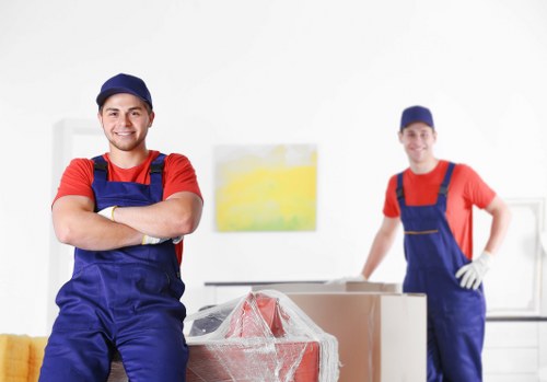 Professional team handling furniture pick-up in Bow.