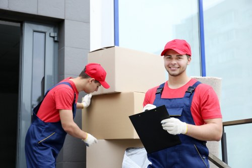 Bow Man with Van team at work